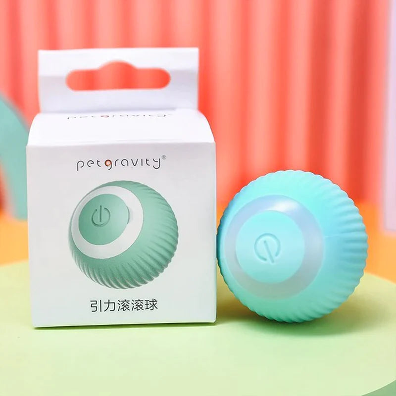 Smart Electric Rolling Ball Toy for Small Dogs and Cats - Interactive Self-Moving Pet Accessory