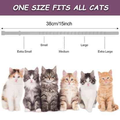 Ultimate Pet Calming Collar Set - Adjustable Anxiety Relief for Cats & Dogs (4 Pcs) - Natural Pheromone Soothing Solution