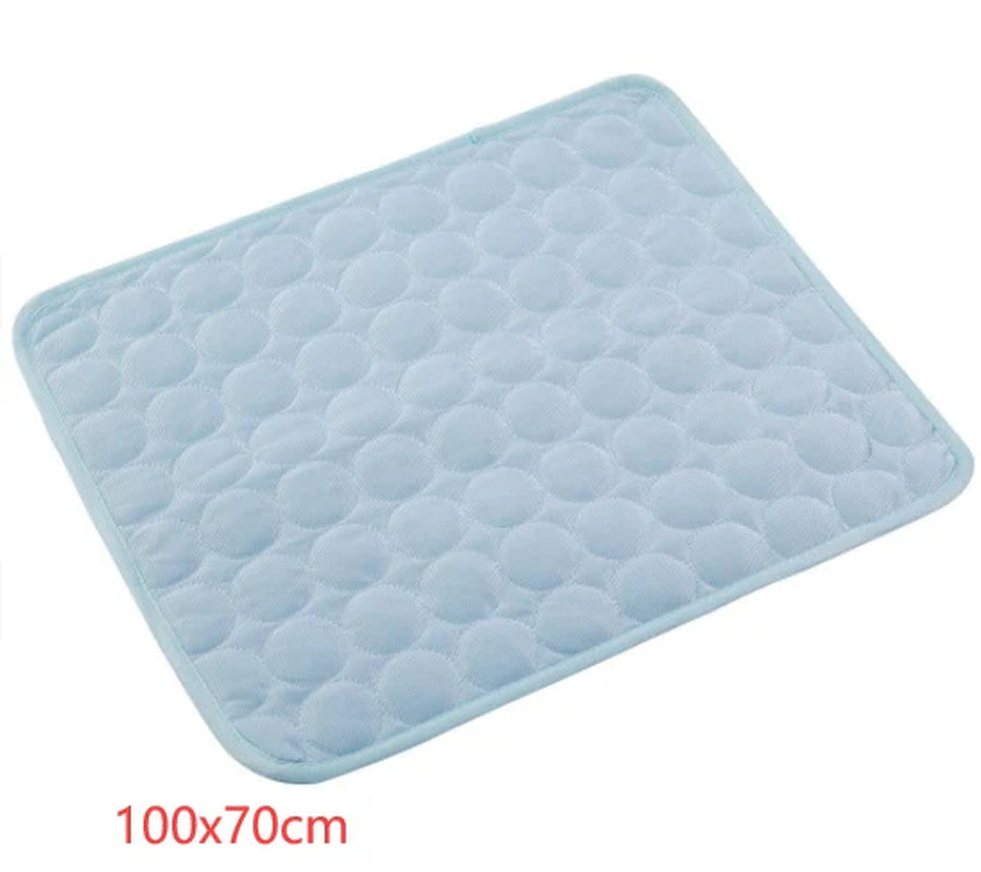 Cooling Ice Silk Nest Pad for Dogs and Cats - Ideal for Summer Comfort