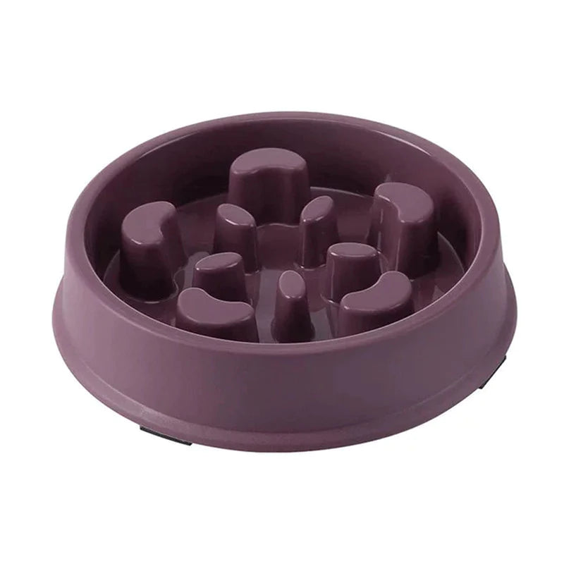 Non-Slip Slow Feeder Bowl for Small Dogs and Cats - Choke-Proof Pet Food Dish