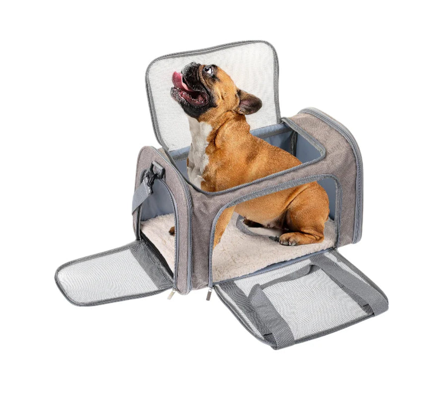 Ultimate Soft-Sided Pet Carrier for Cats and Dogs - Perfect for Travel and Comfort