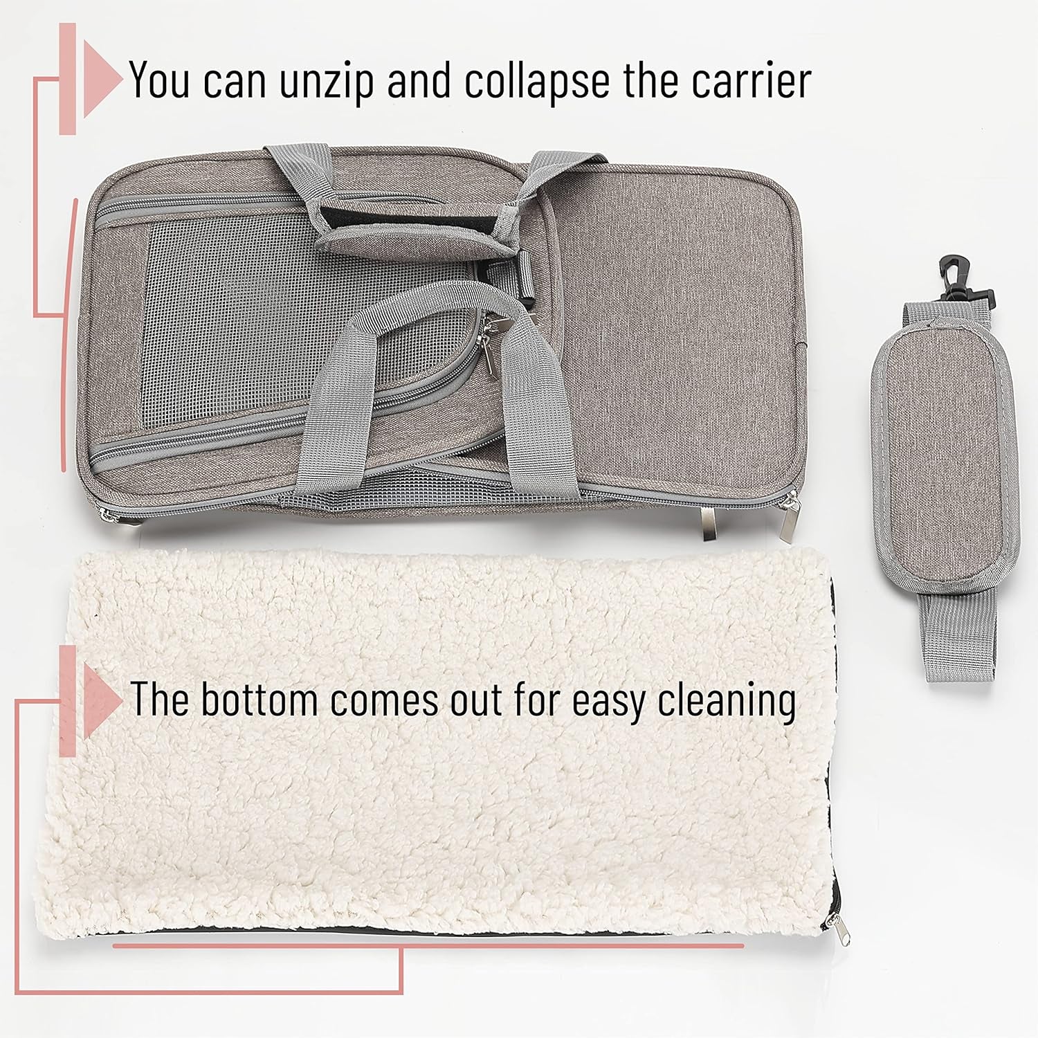 Ultimate Soft-Sided Pet Carrier for Cats and Dogs - Perfect for Travel and Comfort