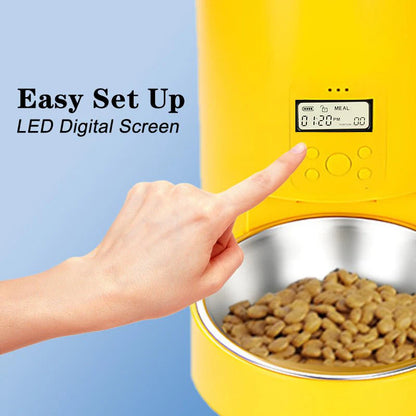 HEYBO WiFi-Enabled 6L Automatic Cat and Dog Feeder