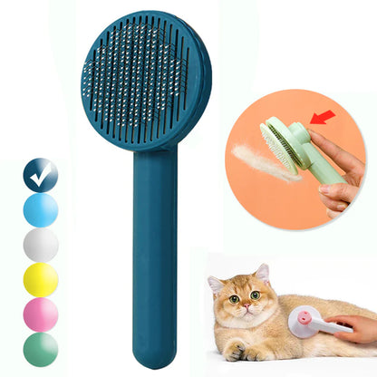 Ultimate Cat Grooming Brush - Effortlessly Remove Loose Fur & Tangles for Happy, Healthy Pets!