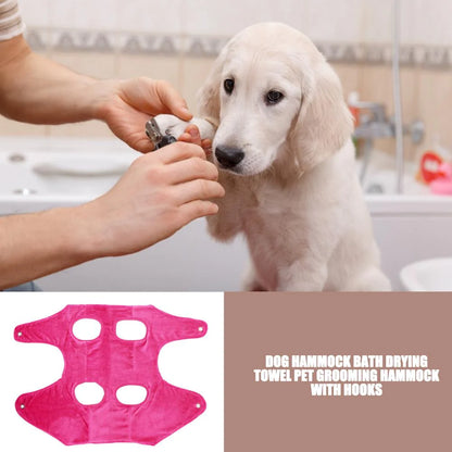 Portable Pet Grooming Hammock Harness for Dogs and Cats - Breathable Grooming Aid