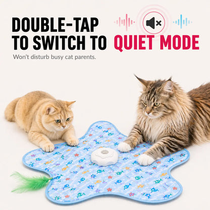 Interactive Automatic Feather Hunting Toy for Cats – USB Rechargeable Indoor Entertainment for All Breeds