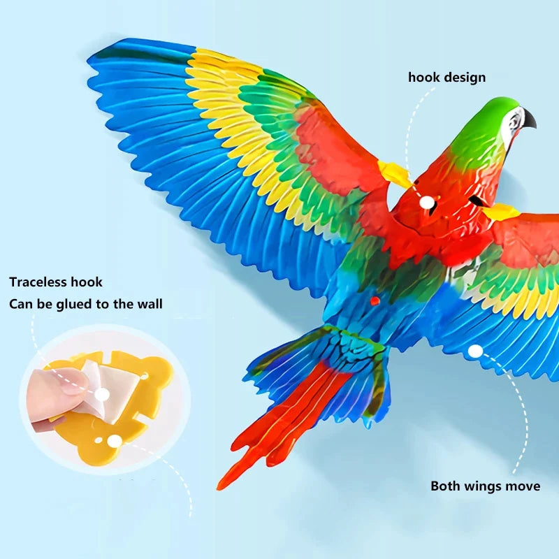 Interactive Electric Flying Bird Cat Toy - Engaging Teaser Stick for Cats and Dogs