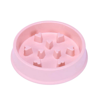 Non-Slip Slow Feeder Bowl for Small Dogs and Cats - Choke-Proof Pet Food Dish