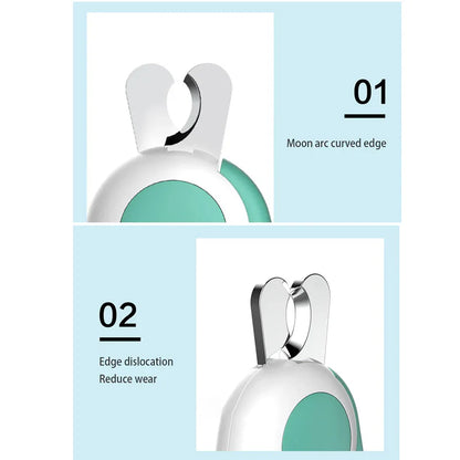 Ultimate Pet Nail Clipper with LED Light - Precision Grooming Scissors for Safe & Easy Claw Care