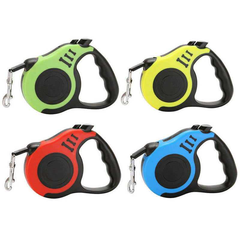 16.5FT Automatic Retractable Dog Leash with Collar for Effortless Walking - Free Shipping in the US
