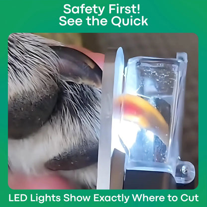 Safetrim LED Pet Nail Clipper - The Ultimate Safe Grooming Tool for Dogs & Cats