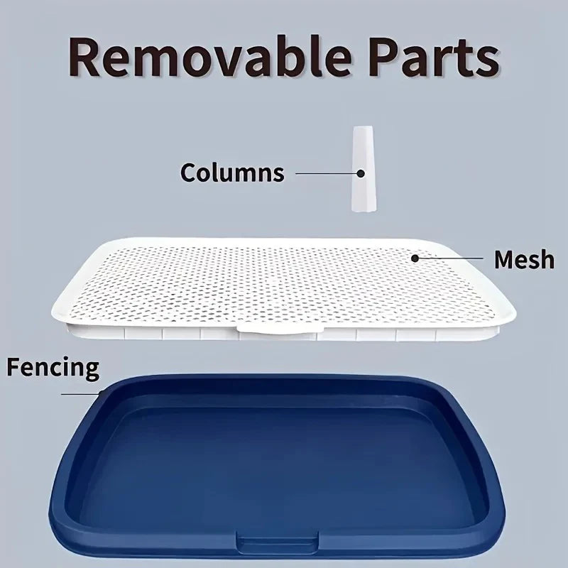 Ultimate Dog Potty Training Solution - Reusable Plastic Pee Pad Holder with Removable Net for Easy Cleanup