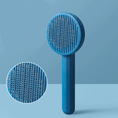 Self-Cleaning Pet Hair Removal Slicker Brush for Cats and Dogs - Ultimate Grooming Tool and Accessory