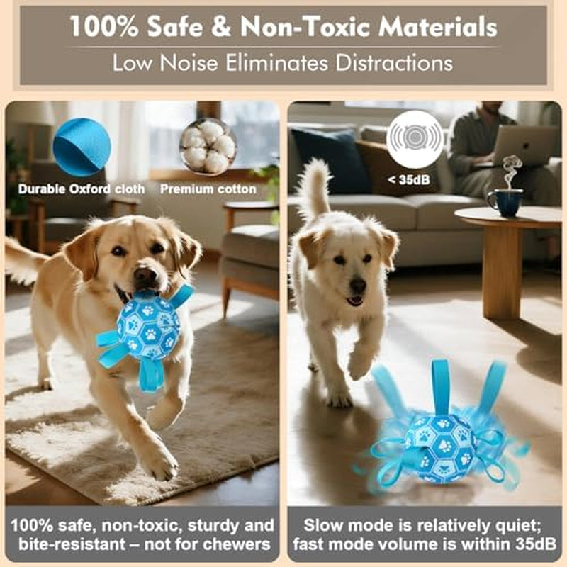 Engaging Interactive Dog Soccer Ball - Durable Automatic Jumping Toy for All Dog Sizes, USB Rechargeable, Perfect for Keeping Your Pup Entertained!