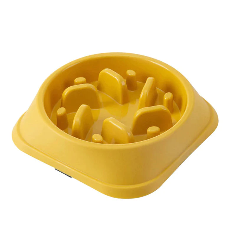 Non-Slip Slow Feeder Bowl for Small Dogs and Cats - Choke-Proof Pet Food Dish