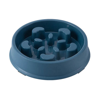 Non-Slip Slow Feeder Bowl for Small Dogs and Cats - Choke-Proof Pet Food Dish