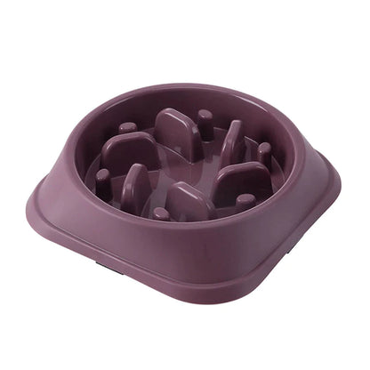 Non-Slip Slow Feeder Bowl for Small Dogs and Cats - Choke-Proof Pet Food Dish