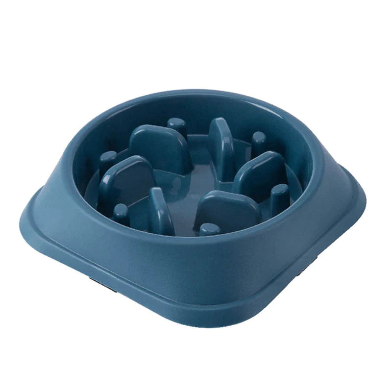 Non-Slip Slow Feeder Bowl for Small Dogs and Cats - Choke-Proof Pet Food Dish