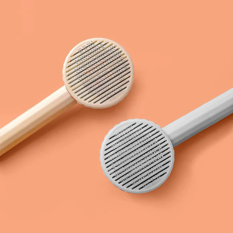 Self-Cleaning Pet Hair Removal Slicker Brush for Cats and Dogs - Ultimate Grooming Tool and Accessory