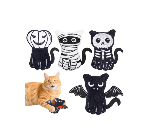Interactive Crinkly Catnip Toys for Indoor Cats - Safe Chew & Teeth Cleaning Kitten Fun!