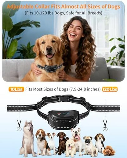 Ultimate Dog Training Collar with Remote – Waterproof Shock Collar for Dogs 10-120 lbs, 2000FT Range, Rechargeable with Beep, Vibration, Shock & Flashlight Modes