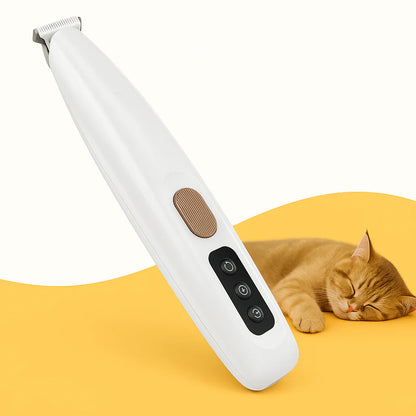 Whisper-Quiet Cordless Cat Grooming Trimmer Kit - Perfect for Stress-Free Grooming